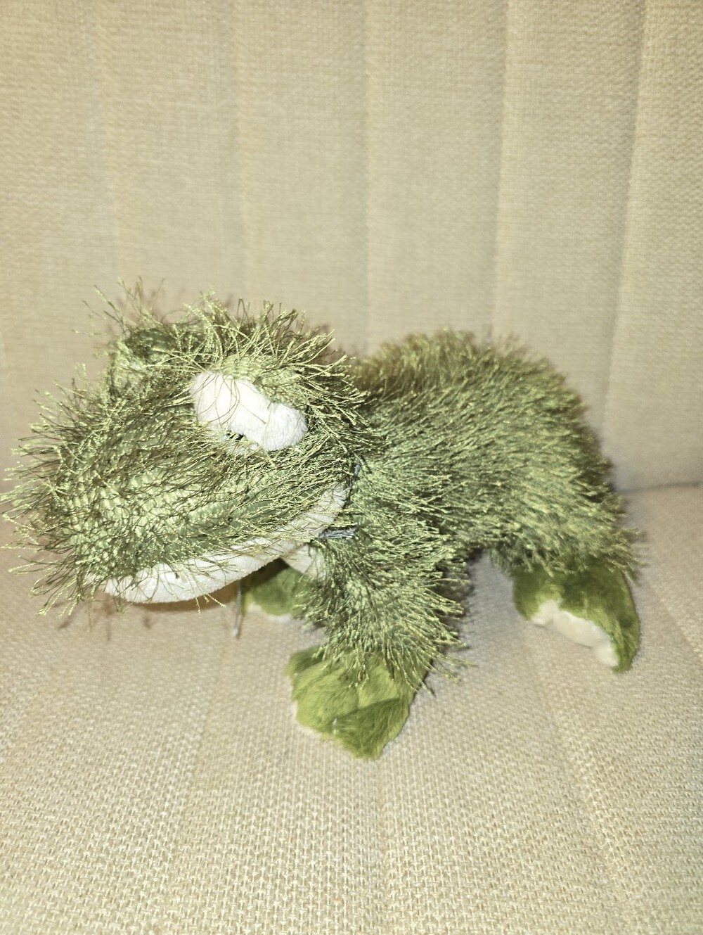 Ganz Webkinz Shaggy Textured Frog Retired Plush Vtg 2005